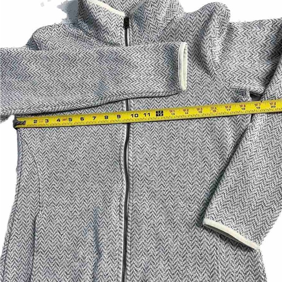 Columbia Knit Fleece Jacket Darling Days Women’s MEDIUM Light Gray - Picture 5 of 10
